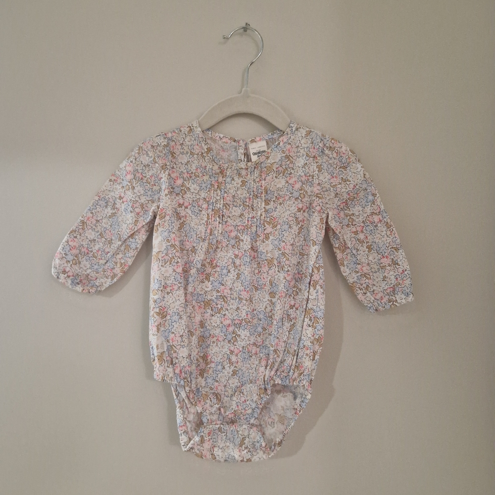 OshKosh B'gosh Floral Print Bodysuit - Multicolor